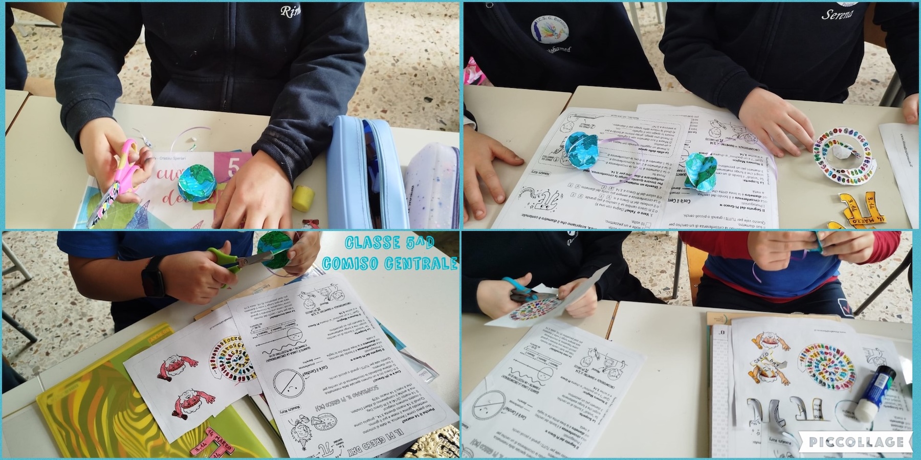 Classe 5^D Comiso Centrale-Spirale dl Pi Greco